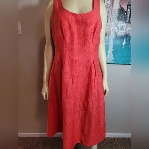 Nine West coral dress 16 pockets